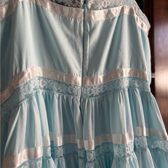 NWT Viral JessaKae Delores Tiered Blue White Midi Maxi Dress Size 1X - Picture 14 of 16